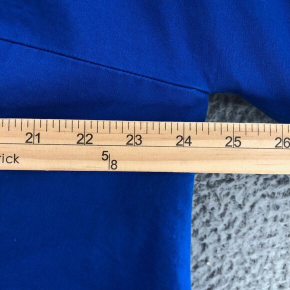 Coldwater Creek Blazer Womens 20 22 Blue Cuffed 3/4 Sleeve Button Office Work* - Picture 9 of 11